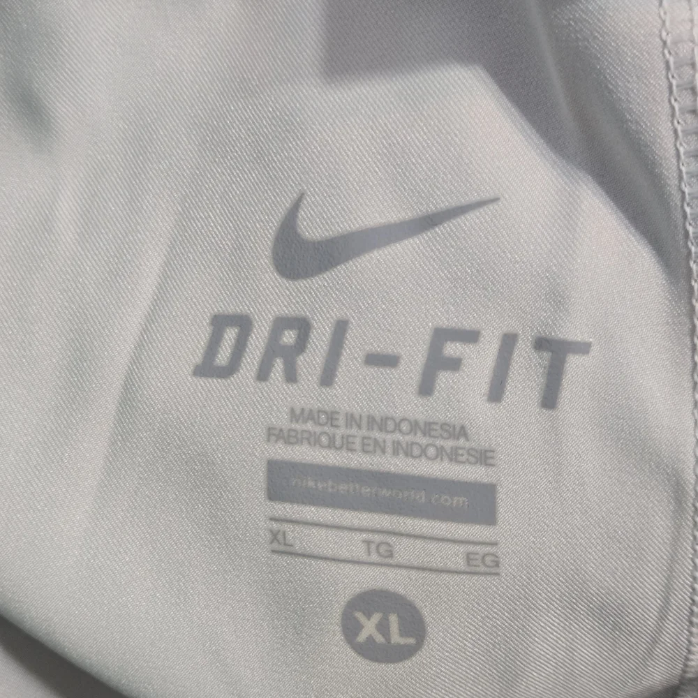 Nike Men's Dri-Fit Stay Cool Gray Athletic‎ Shorts with Green Accents Size XL